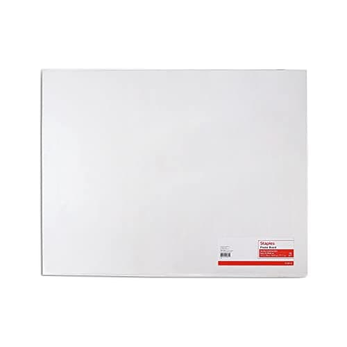 Staples Premium Poster Boards 5-Pack White