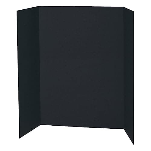 Pacon 3766 Black Tri-Fold Display Board