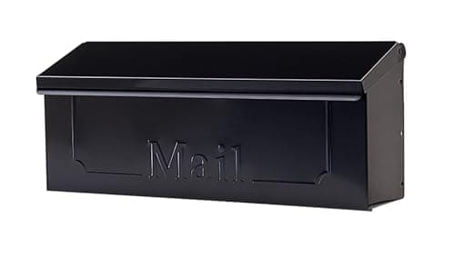 Architectural Mailboxes Townhouse Black Wall-Mount Mailbox