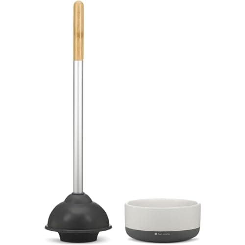 Full Circle Royal Plunge Toilet Plunger Set