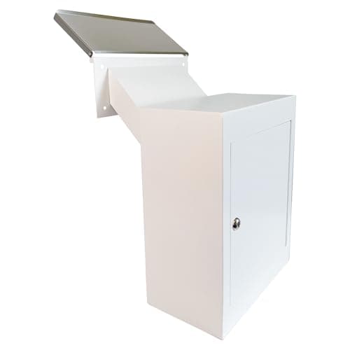 Plugsharge White Through-Wall Drop Box