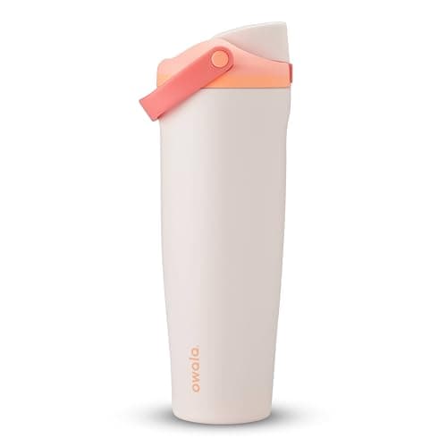 Owala FreeSip Sway 40-oz Orange/Tan Water Bottle