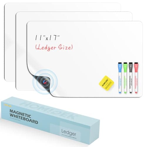 Homidek PETBB Magnetic Whiteboard Set 3-Pack