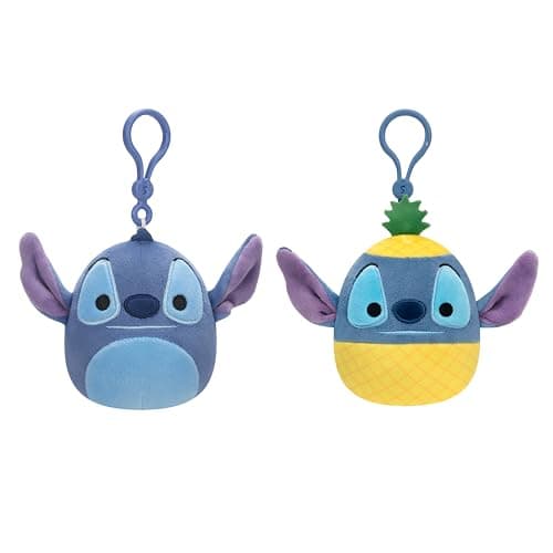 Squishmallows Disney Stitch Pineapple Clip 2-Pack