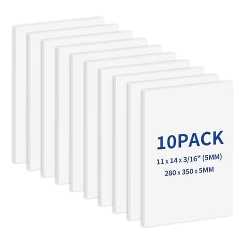 Zzrywuty 1234 10-Pack Foam Boards