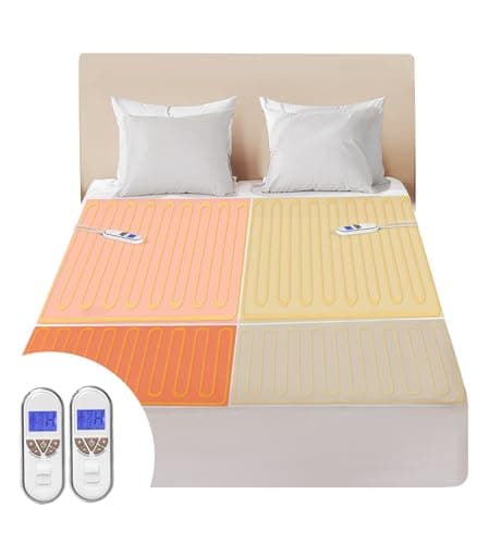Bwarm Multi-Zone Heated Mattress Pad King