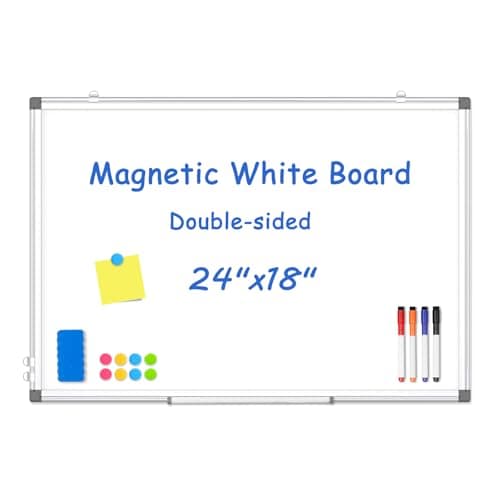 Walglass B152418 Double-Sided Magnetic Whiteboard