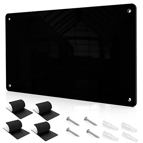 Xyk XYK-BlackM Magnetic Bulletin Board 17.1'x11.8'