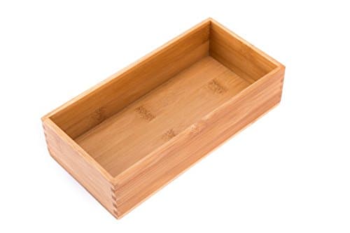 Sansnow Bamboo Organizer Box 8x4