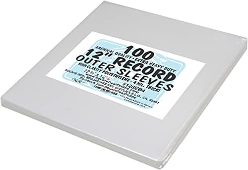 Square Deal 12SE04 Record Outer Sleeves 100-Pack