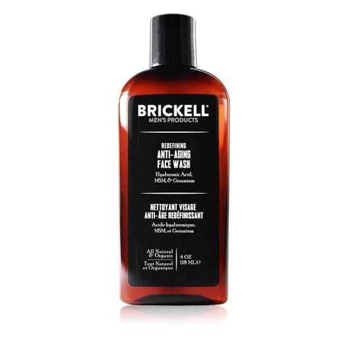 Brickell Men's Refining Anti-Aging Face Wash 4 oz