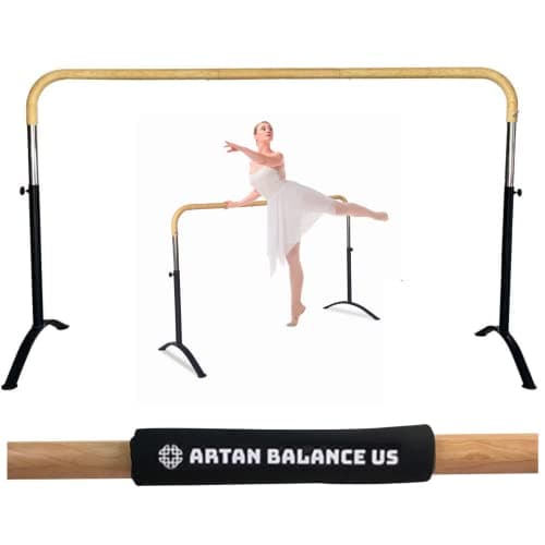 Artan Balance Extendable Curved Ballet Barre 6-12ft
