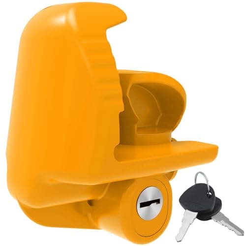 Romon Trailer Lock Yellow Hitch Lock