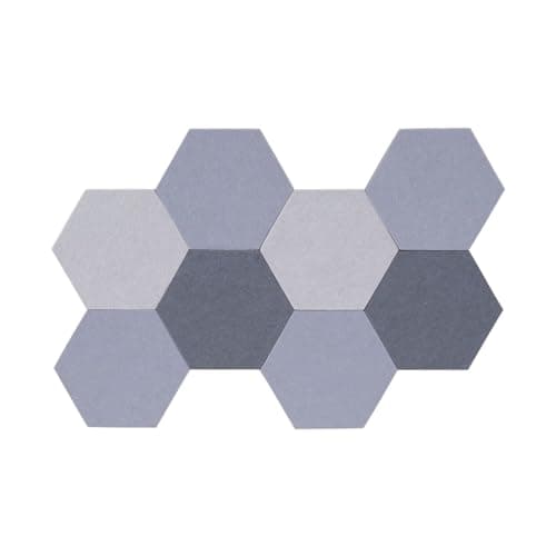 Lajar Hexagon Modular Bulletin Board 8-Pack