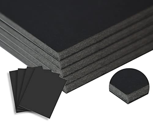 Generic N3/16BF Black Foam Boards 25-Pack