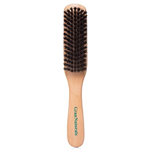 GranNaturals Boar Bristle Slick Back Hair Brush