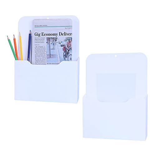 Antner White 2-Pack Magnetic File Holder