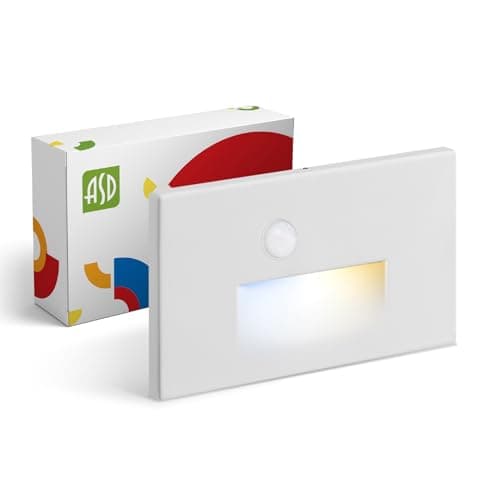 ASD LED Recessed Step Light 3CCT Motion Sensor White