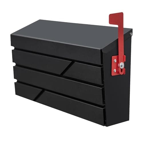 YOOBOX Black Wall-Mount Mailbox MD065