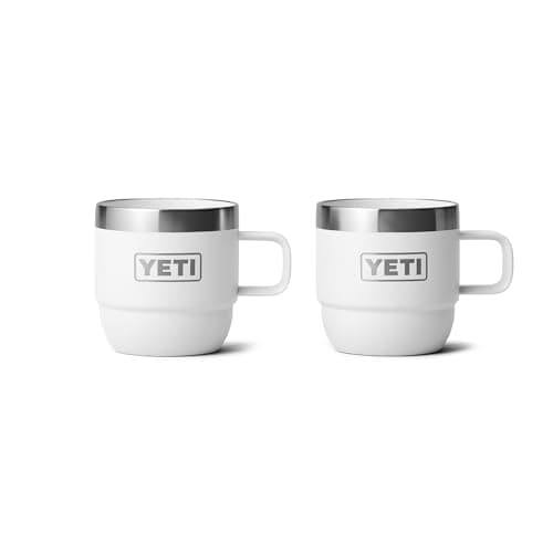 YETI Rambler 6 oz Stackable Mug 2 Pack White