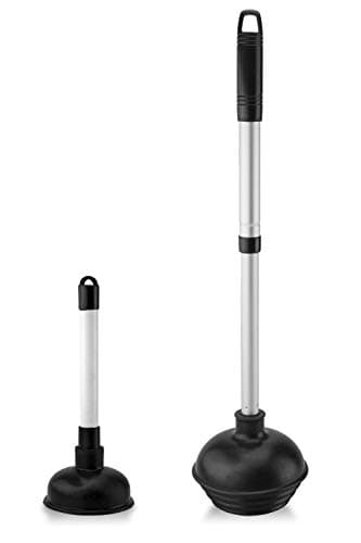 NEIKO 60169A Toilet Plunger with Mini-sink Plunger