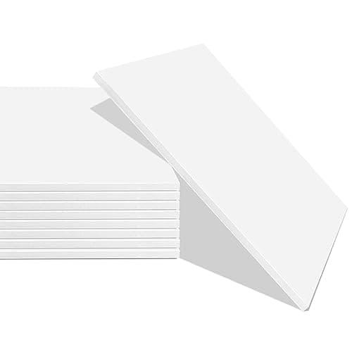 Mbc Mat Board Center 8x10 Foam Boards, 50 Pack
