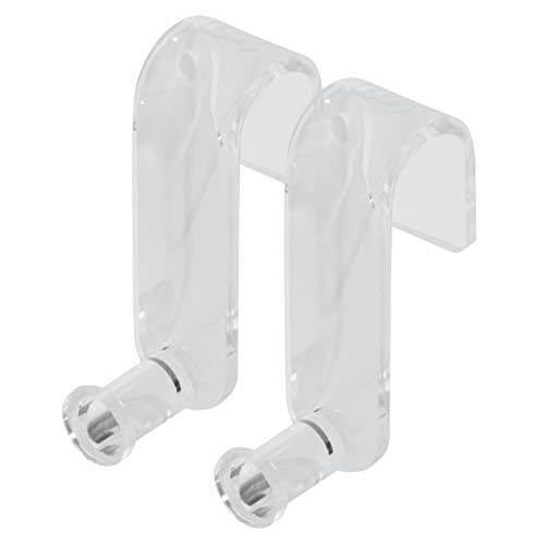 Sigel MU162 Acrylic Cubicle Hooks, 2 Pieces