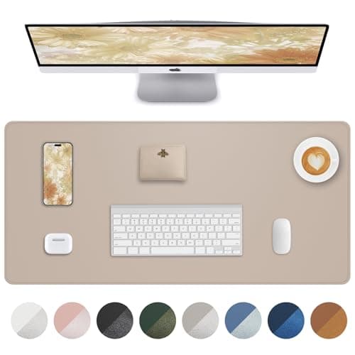 Afiing D5 Beige Desk Pad 36x17