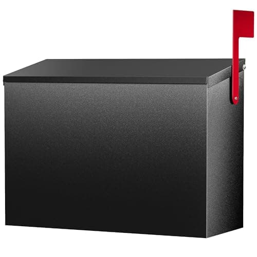 VERSASKY BXX01BL Black Wall-Mount Mailbox