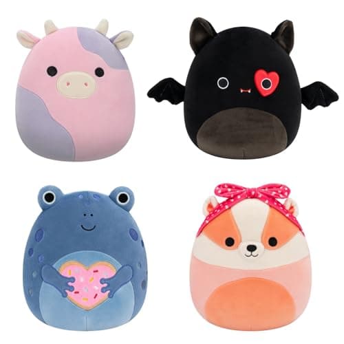Squishmallows Valentine's Day 4-Pack Plush
