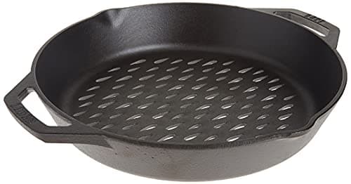 Lodge 12' Cast Iron Dual Handle Grill Basket