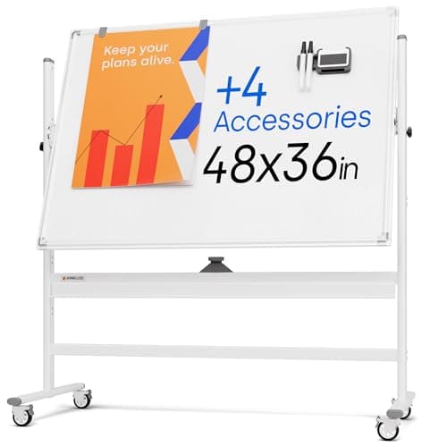 Kamelleo Mobile Dry-Erase Whiteboard 48x36