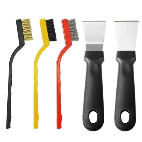 Gsplmm 2-Piece Scraper Set with 3 Brushes