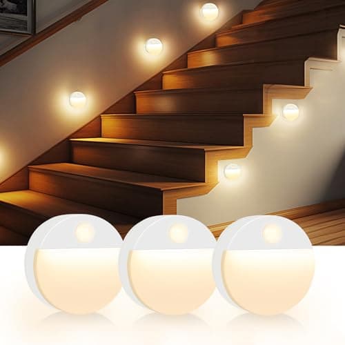 Guankai 3 Pack Motion Sensor Step Lights