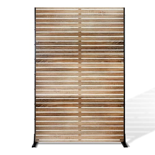 Fency Natural Wood Privacy Screen 72-Inch