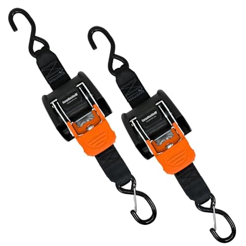 CargoBuckle G3 Retractable Ratchet Straps 2-Pack