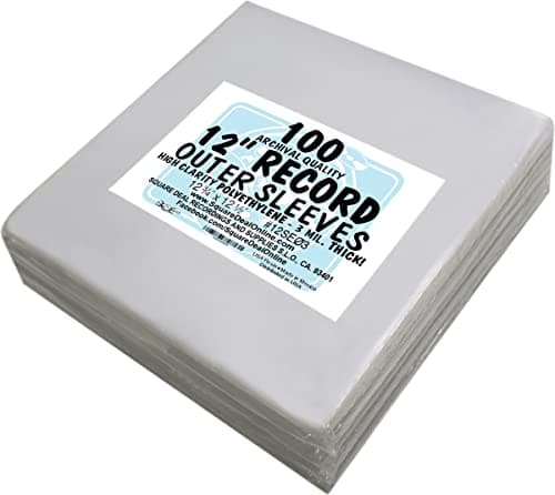Square Deal 500 Vinyl Record Sleeves