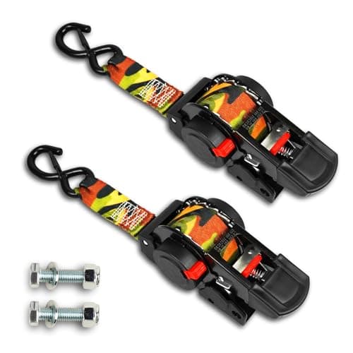 Anlu Load ALD-1.5x12.3 Camouflage Ratchet Straps 2-Pack