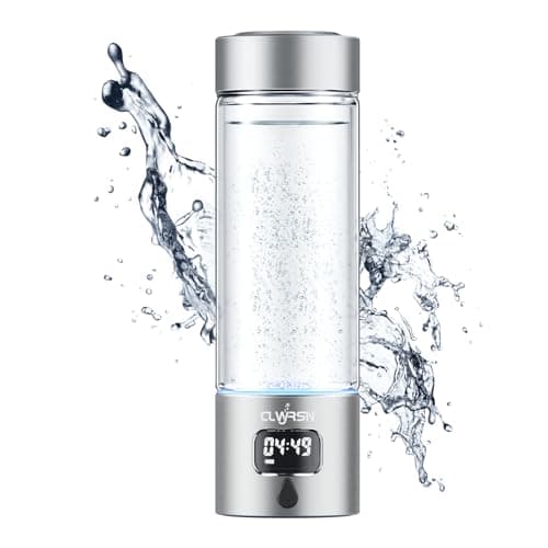 Clwrsn Silver Hydrogen Water Bottle