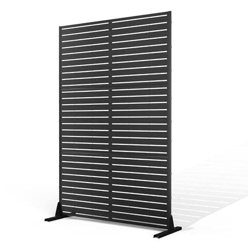 Toaotbnbo LYJPF07 Metal Privacy Screen Outdoor Fence