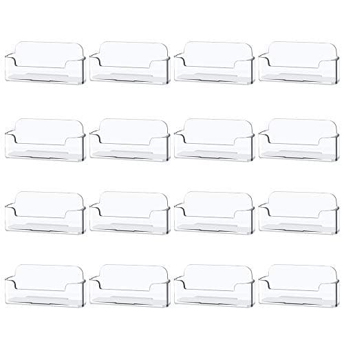 Qizpcer 007 Clear Acrylic Business Card Holders