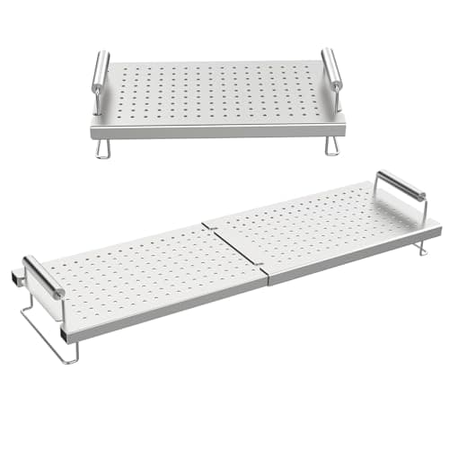 BBQration Adjustable Stainless Steel Griddle Warming Rack