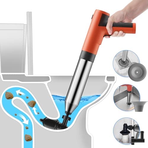 Tohomes Electric High-Pressure Toilet Plunger