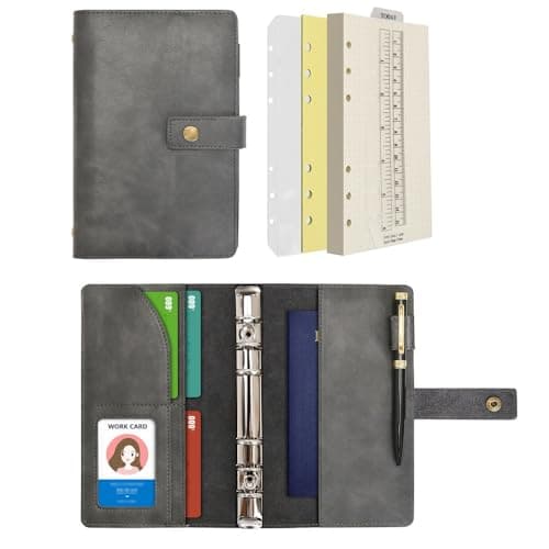 Wonderpool WD112 Leather Journal Organizer A6