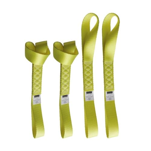 Yuoneiy Soft Loops Tie-Down Straps 4PK