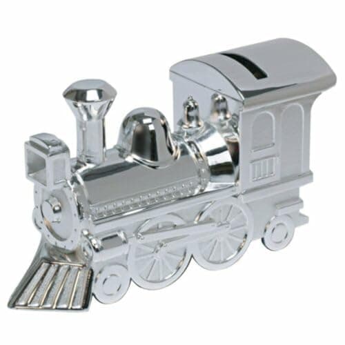 Juliana 6289_SML Silver Train Money Box