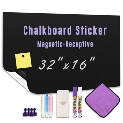 Heatpomelo Chalkboard Magnetic Wallpaper Set 32'x16'