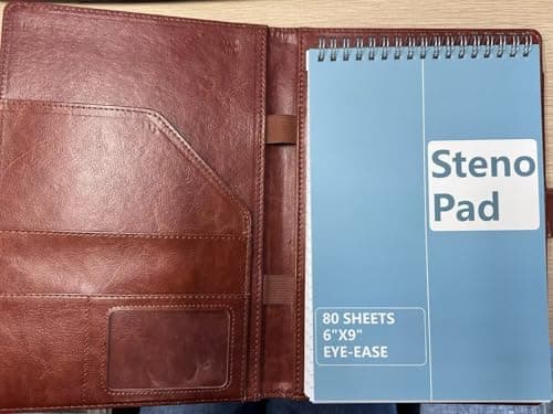 Shiqikejipty SQUS-S0002 Leather Steno Pad Organizer