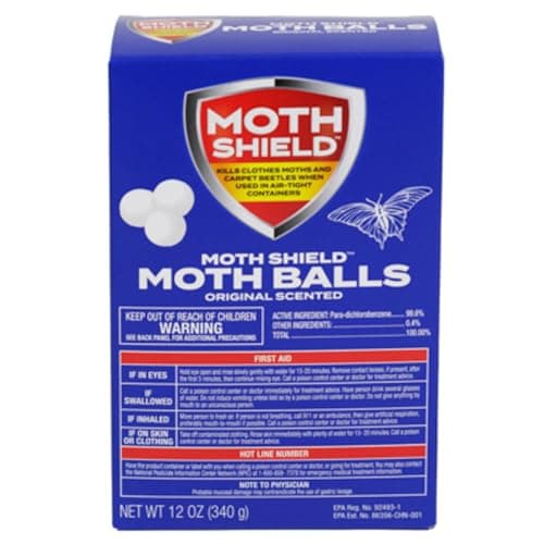 Moth Shield Original Scent Moth Balls 12 Ounce