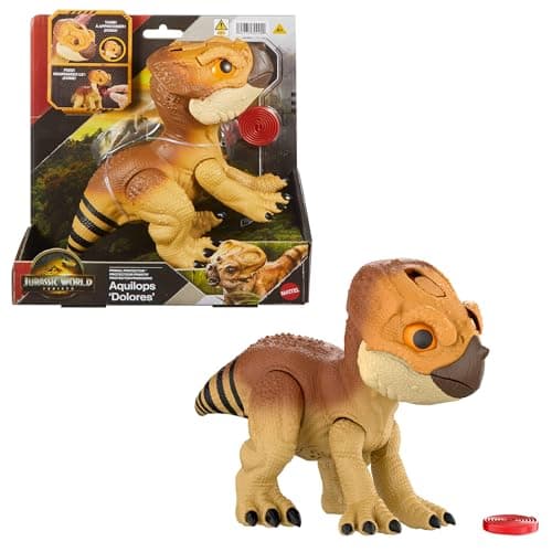 Mattel Jurassic World Rebirth Primal Protector Aquilops Dolores Toy